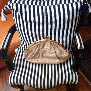 Judith Leiber Large Ostrich Clutch